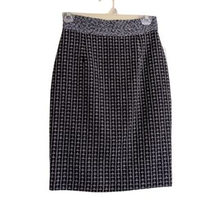 Antonio Melani Black Lasma Pencil Skirt Midnight Radiance Black Pearl Snow